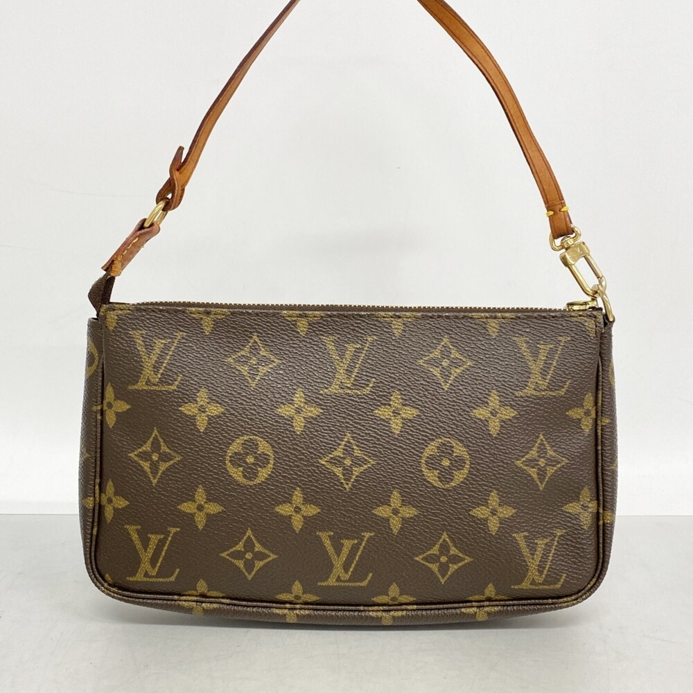 LOUIS VUITTON Brown Monogram Pochette Pouch - Picture 9 of 9